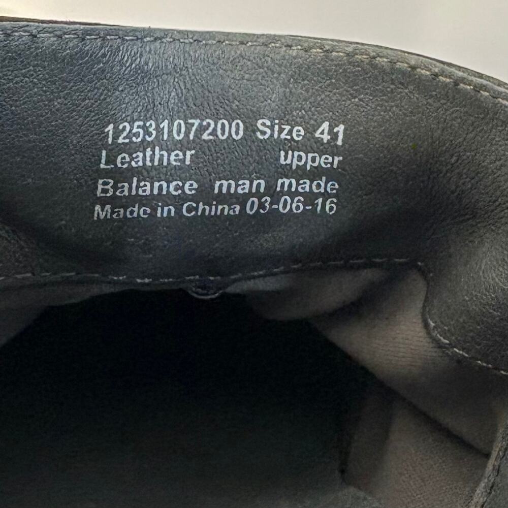 Dansko Sheena Slouchy Black Leather Wedge Bootie Women’s Size 41/10.5 - Picture 7 of 14